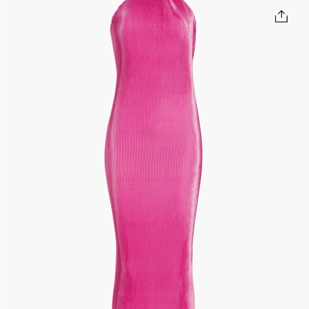L'Idée Women's Turlington Satin Midi-Dress